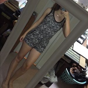 Black and White Romper